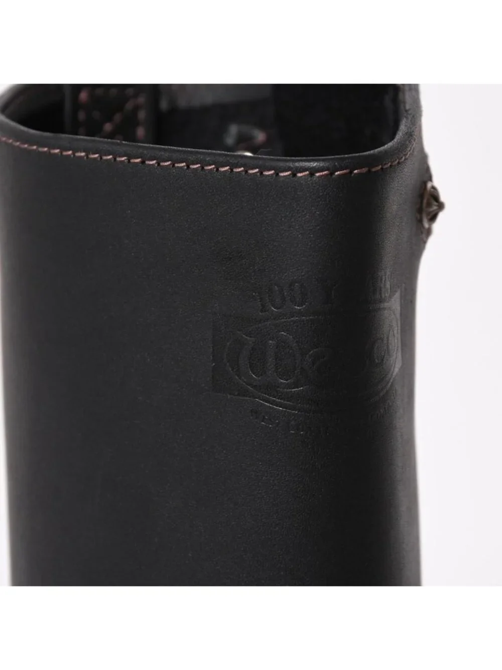 Chrome Hearts Wesco Boss Gunslinger Leather Engineer Boots Cowhide 925 Sterling
